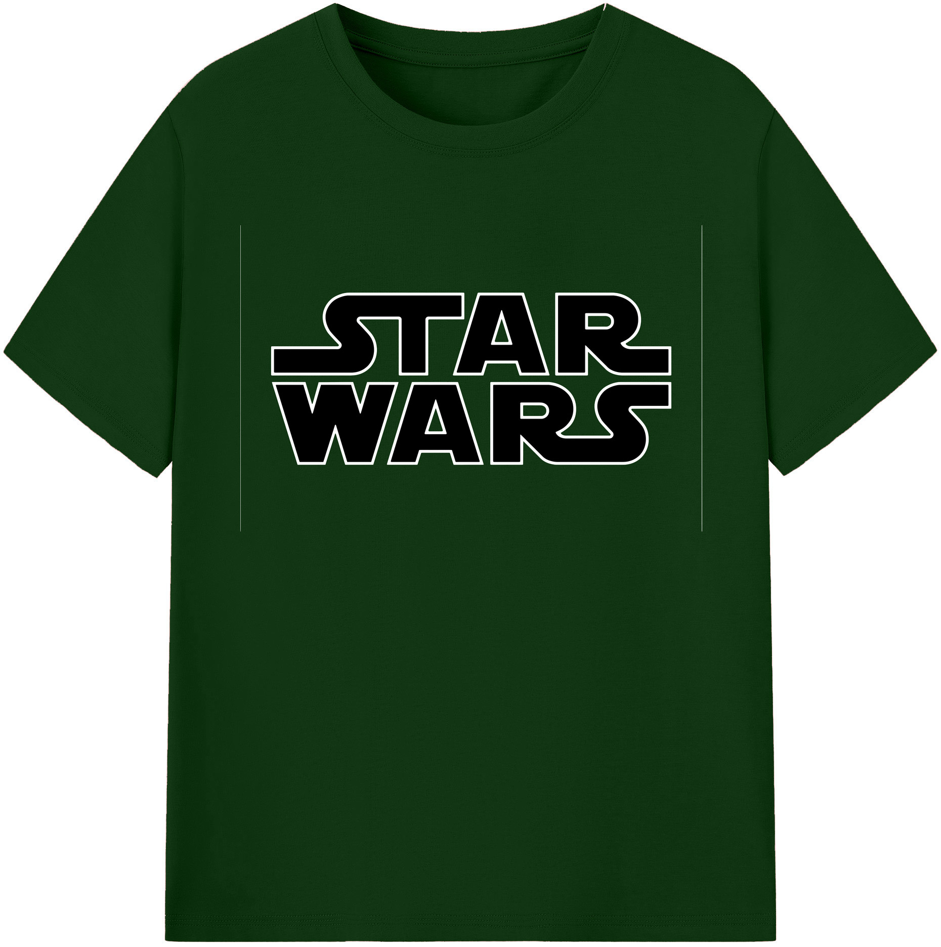 （画像用） スター・ウォーズ Star Wars 綿100％半袖Tシャツ（フロントプリント）